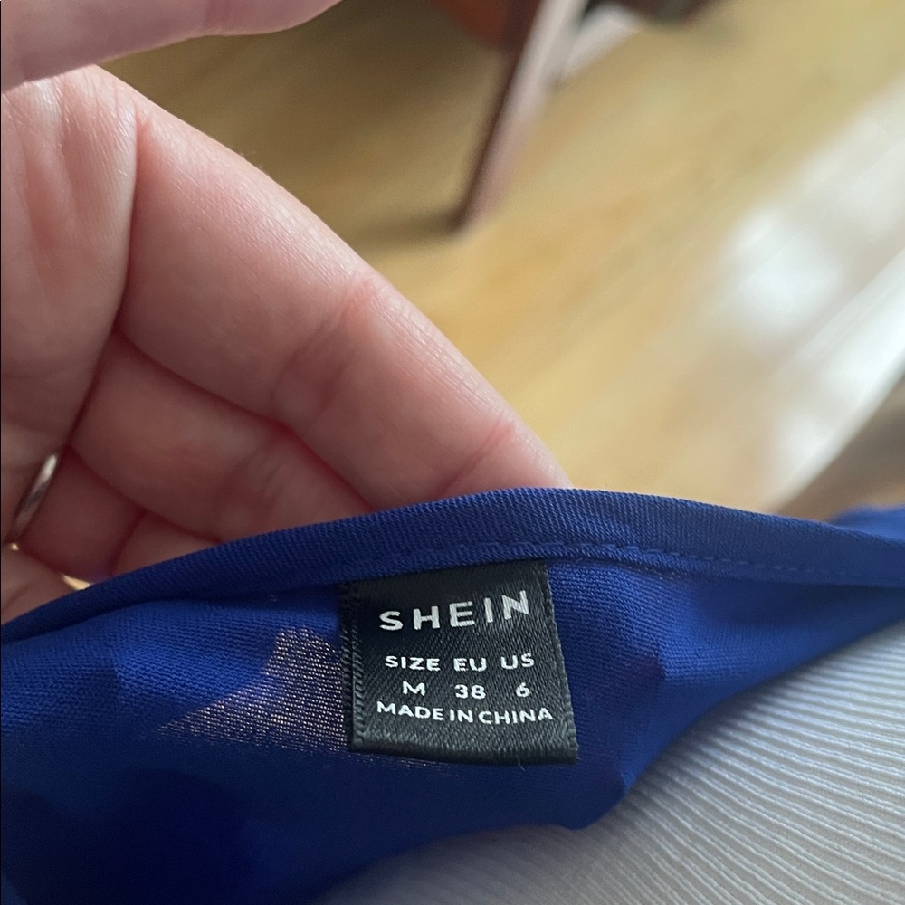 SHEIN Royal Blue Long Sleeve Top - Picture 5 of 5